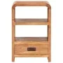 Mesita de noche madera maciza acacia acabado miel 40x30x60 cm de , Mesitas de noche - Ref: Foro24-289633, Precio: 172,29 €, D...
