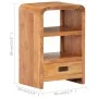 Mesita de noche madera maciza acacia acabado miel 40x30x60 cm de , Mesitas de noche - Ref: Foro24-289633, Precio: 172,29 €, D...