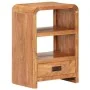 Mesita de noche madera maciza acacia acabado miel 40x30x60 cm de , Mesitas de noche - Ref: Foro24-289633, Precio: 172,29 €, D...