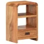 Mesita de noche madera maciza acacia acabado miel 40x30x60 cm de , Mesitas de noche - Ref: Foro24-289633, Precio: 172,29 €, D...