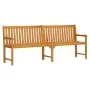 Banco de jardín madera maciza de acacia 219 cm de , Bancos de jardín - Ref: Foro24-316613, Precio: 230,02 €, Descuento: %