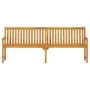 Banco de jardín madera maciza de acacia 219 cm de , Bancos de jardín - Ref: Foro24-316613, Precio: 230,02 €, Descuento: %