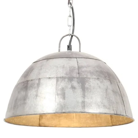 Lámpara colgante vintage 25 W plateada redonda 41 cm E27 | Foru.es | Tu tienda online para hogar, jardín y más Foro24.es