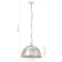 Lámpara colgante vintage 25 W plateada redonda 41 cm E27 | Foru.es | Tu tienda online para hogar, jardín y más Foro24.es
