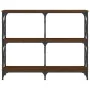 Mesa consola madera de ingeniería marrón roble 100x28x80,5 cm | Foru.es | Tu tienda online para hogar, jardín y más Foro24.es