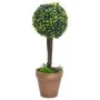 Plantas de boj artificial 2 uds forma bola maceta verde 33 cm | Foru.es | Tu tienda online para hogar, jardín y más Foro24.es