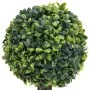 Plantas de boj artificial 2 uds forma bola maceta verde 33 cm | Foru.es | Tu tienda online para hogar, jardín y más Foro24.es