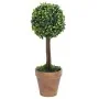 Plantas de boj artificial 2 uds forma bola maceta verde 56 cm by , artificial flora - Ref: Foro24-336517, Price: 64,20 €, Dis...