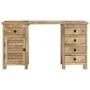 Escritorio con pedestal madera maciza de mango 140x50x77 cm de , Escritorios - Ref: Foro24-338209, Precio: 485,29 €, Descuent...