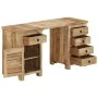Escritorio con pedestal madera maciza de mango 140x50x77 cm de , Escritorios - Ref: Foro24-338209, Precio: 485,29 €, Descuent...