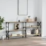 Mesa consola madera de ingeniería roble Sonoma 180x29x76,5 cm | Foru.es | Tu tienda online para hogar, jardín y más Foro24.es