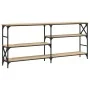 Mesa consola madera de ingeniería roble Sonoma 180x29x76,5 cm | Foru.es | Tu tienda online para hogar, jardín y más Foro24.es