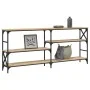 Mesa consola madera de ingeniería roble Sonoma 180x29x76,5 cm | Foru.es | Tu tienda online para hogar, jardín y más Foro24.es