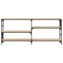 Mesa consola madera de ingeniería roble Sonoma 180x29x76,5 cm | Foru.es | Tu tienda online para hogar, jardín y más Foro24.es