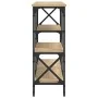 Mesa consola madera de ingeniería roble Sonoma 180x29x76,5 cm | Foru.es | Tu tienda online para hogar, jardín y más Foro24.es