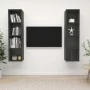 Muebles de salón de pared 2 piezas madera de ingeniería gris | Foru.es | Tu tienda online para hogar, jardín y más Foro24.es