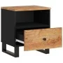 Mesitas de noche 2 uds madera maciza acacia y contrachapada de , Mesitas de noche - Ref: Foro24-350651, Precio: 111,66 €, Des...