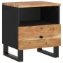 Mesitas de noche 2 uds madera maciza acacia y contrachapada de , Mesitas de noche - Ref: Foro24-350651, Precio: 111,66 €, Des...