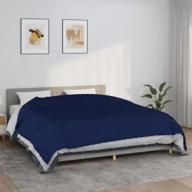 Comprar Manta con peso tela azul 220x260 cm 15 kg