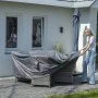 Madison Funda para muebles de jardín 320 cm redonda gris de , Fundas para muebles de jardín - Ref: Foro24-423684, Precio: 115...