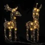 Renos de Navidad 4 unidades ratán 240 LEDs blanco cálido | Foru.es | Tu tienda online para hogar, jardín y más Foro24.es