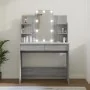 Tocador con LED gris sonoma 96x40x142 cm | Foru.es | Tu tienda online para hogar, jardín y más Foro24.es