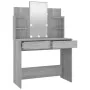 Tocador con LED gris sonoma 96x40x142 cm | Foru.es | Tu tienda online para hogar, jardín y más Foro24.es