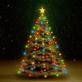 Red de luces de árbol de Navidad 210 LEDs de
