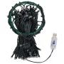Red de luces de árbol de Navidad 210 LEDs de colores 210 cm | Foru.es | Tu tienda online para hogar, jardín y más Foro24.es