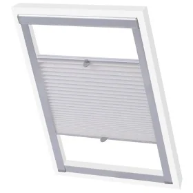Persiana plisada blanca PK08 by , Blinds and blinds - Ref: Foro24-133532, Price: 28,37 €, Discount: -5%%