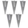 Valla metálica con estacas postes acero galvanizado 1,25x15 m | Foru.es | Tu tienda online para hogar, jardín y más Foro24.es