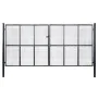 Puerta de malla de jardín acero galvanizado 400x175 cm gris de , Puertas de jardín - Ref: Foro24-143378, Precio: 659,05 €, De...