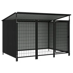 Perrera de exterior 193x133x116 cm by , Dog kennels and fences - Ref: Foro24-144050, Price: 480,90 €, Discount: -5%%