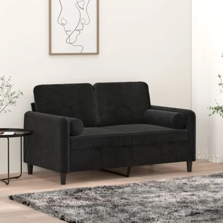 Cojines decorativos 2 uds terciopelo negro 15x50 cm de , Cojines - Ref: Foro24-349514, Precio: 29,31 €, Descuento: -5%%