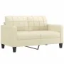 Juego de sofás con cojines 2 piezas cuero sintético color crema de , Sofás - Ref: Foro24-3201369, Precio: 391,77 €, Descuento...