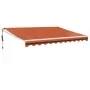 Toldo retráctil automático naranja y marrón 3x2,5 m de , Toldos - Ref: Foro24-3154491, Precio: 262,64 €, Descuento: -5%%