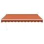 Toldo retráctil automático naranja y marrón 3x2,5 m de , Toldos - Ref: Foro24-3154491, Precio: 262,64 €, Descuento: -5%%