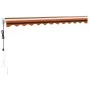 Toldo retráctil automático naranja y marrón 3x2,5 m de , Toldos - Ref: Foro24-3154491, Precio: 262,64 €, Descuento: -5%%