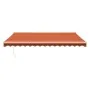 Toldo retráctil automático naranja y marrón 4x3 m by , Awnings - Ref: Foro24-3154493, Price: 331,43 €, Discount: -5%%