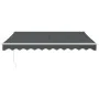 Toldo retráctil automático gris antracita 3,5x2,5 m de , Toldos - Ref: Foro24-3154487, Precio: 284,50 €, Descuento: -5%%