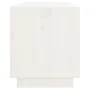 Mueble de TV de madera maciza de pino blanco 74x34x40 cm de , Muebles TV - Ref: Foro24-813840, Precio: 42,39 €, Descuento: -5%%