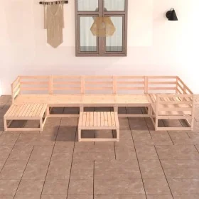 Comprar Juego de muebles de jardín 8 piezas