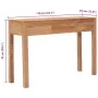Mesa consola de madera maciza de teca 110x35x75 cm | Foru.es | Tu tienda online para hogar, jardín y más Foro24.es