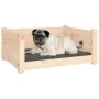 Cama para perros madera maciza de pino 65,5x50,5x28 cm de , Camas para perros - Ref: Foro24-821447, Precio: 58,03 €, Descuent...