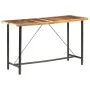 Mesa alta de cocina de madera maciza reciclada 180x70x107 cm | Foru.es | Tu tienda online para hogar, jardín y más Foro24.es
