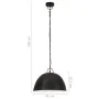 Lámpara colgante vintage redonda 25 W negra 41 cm E27 | Foru.es | Tu tienda online para hogar, jardín y más Foro24.es