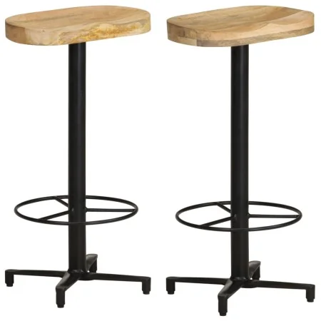 Taburetes de cocina 2 unidades madera maciza de mango 76 cm | Foru.es | Tu tienda online para hogar, jardín y más Foro24.es