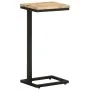 Mesitas auxiliares 2 uds madera mango rugosa 31,5x24,5x64,5 cm | Foru.es | Tu tienda online para hogar, jardín y más Foro24.es