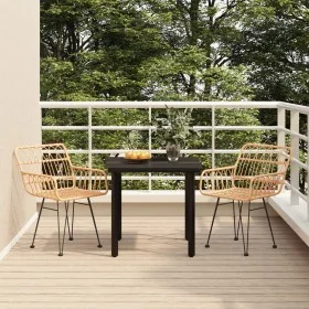 Juego de comedor de jardín 3 piezas ratán sintético de , Conjuntos de jardín - Ref: Foro24-3157859, Precio: 205,55 €, Descuen...