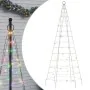 Árbol de Navidad en asta de bandera 200 LED de colores 180 cm | Foru.es | Tu tienda online para hogar, jardín y más Foro24.es